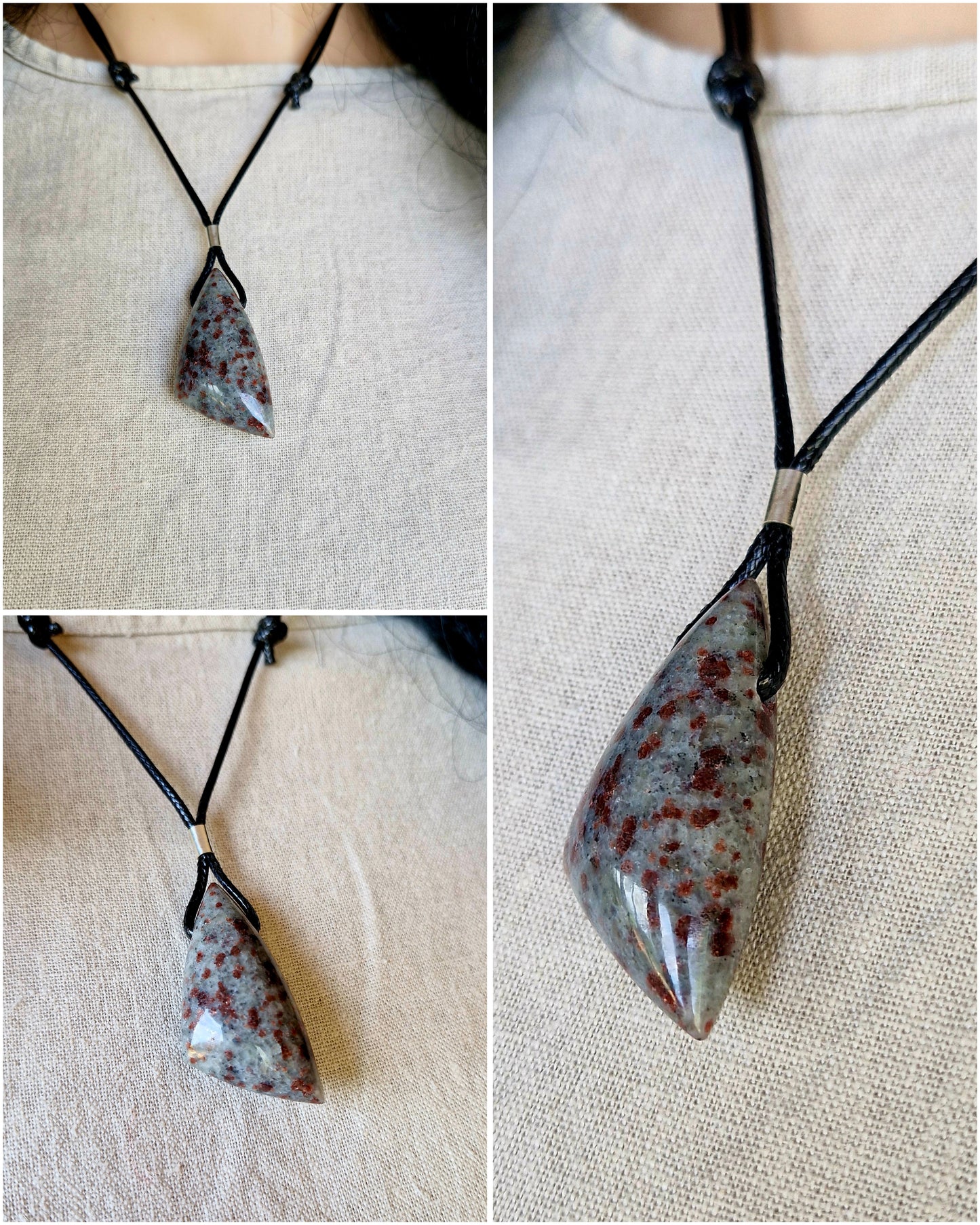 Kulons - kvarcīts+granāti (quartzite+garnet)