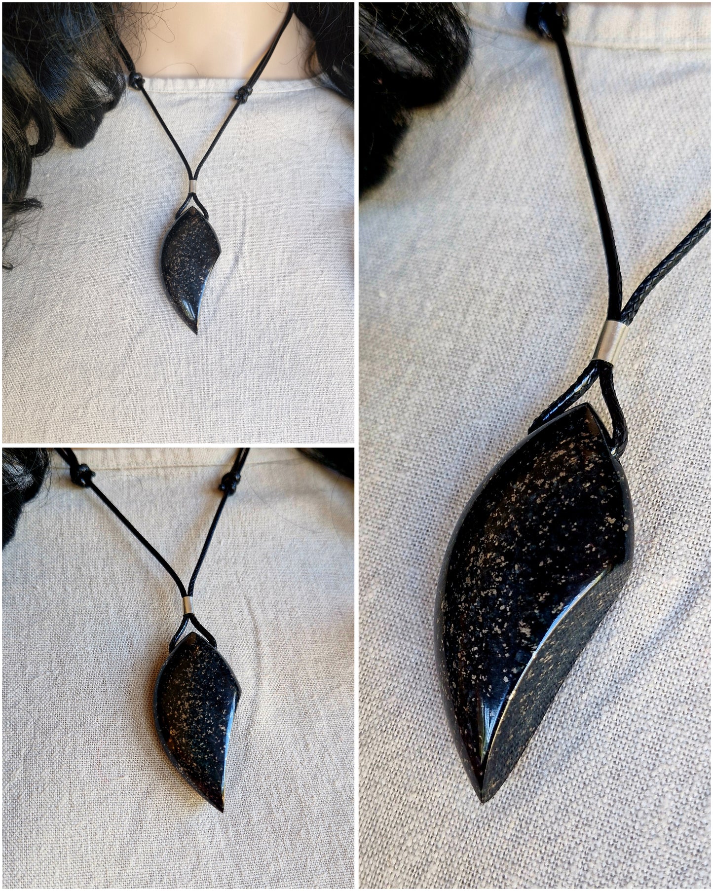 Pendant - magnetite + pyrite (magnetite + pyrite)