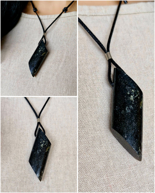 Pendant - magnetite (magnetite) "Galaxy"