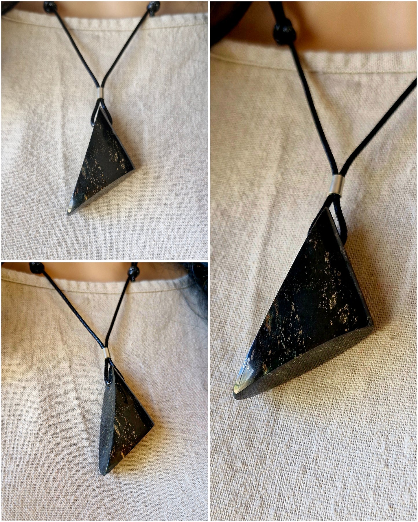 Pendant - magnetite + pyrite (magnetite + pyrite)
