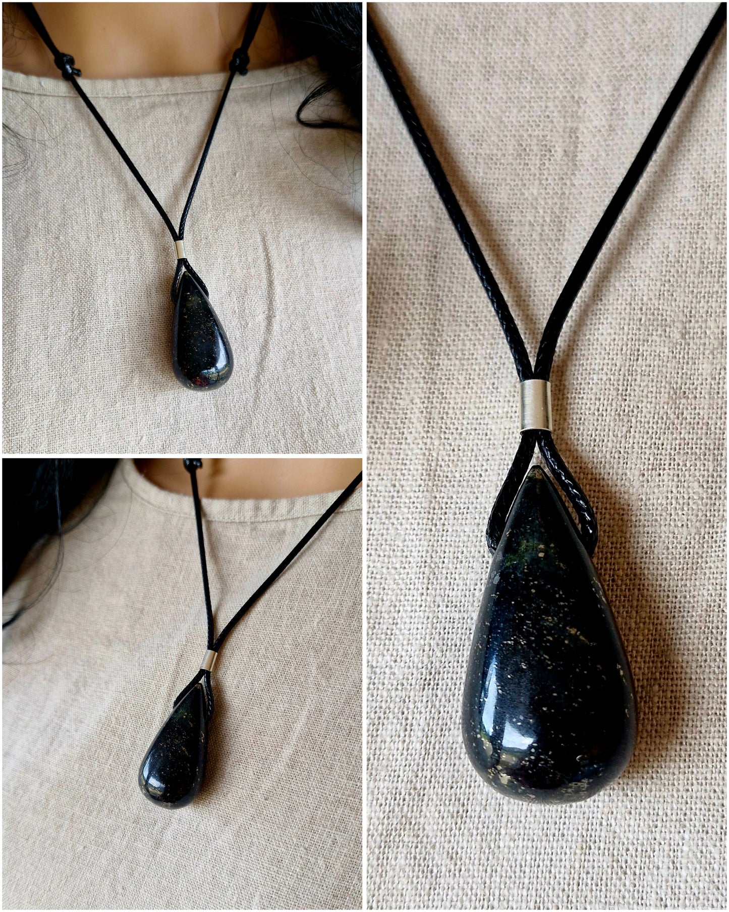 Pendant - magnetite + pyrite (magnetite + pyrite)