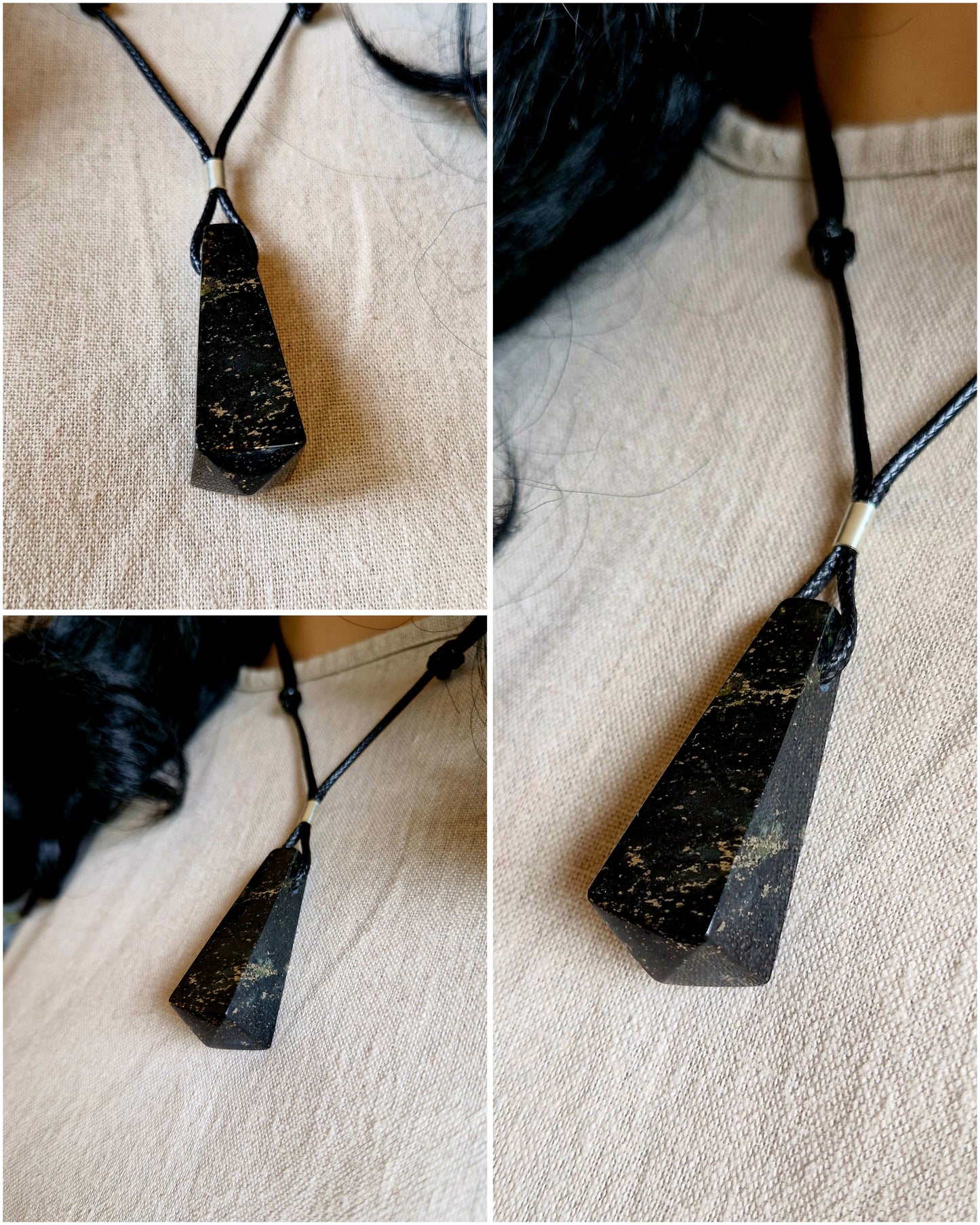 Pendant - magnetite + pyrite (magnetite + pyrite)