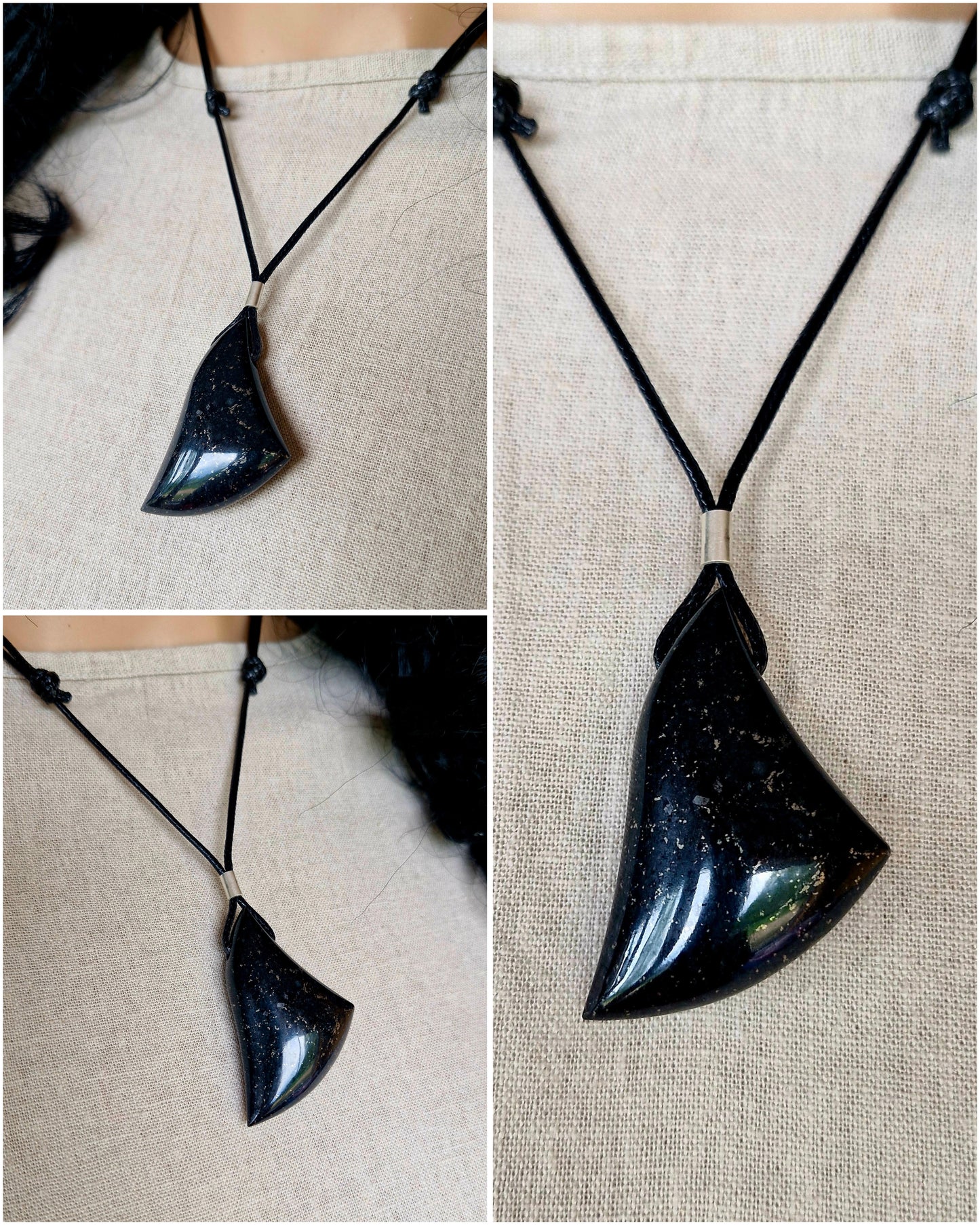 Kulons - magnetīts + pirīts (magnetite + pirite)